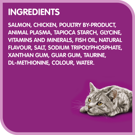 WHISKAS® PERFECT PORTIONS® Cuts in Gravy Salmon Entrée image 1