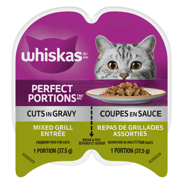 WHISKAS® PERFECT PORTIONS® Cuts in Gravy Mixed Grill Entrée image 1