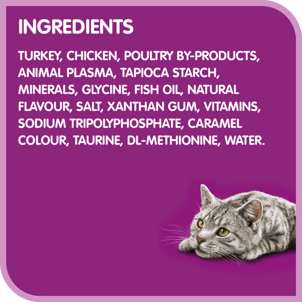 WHISKAS® PERFECT PORTIONS® Cuts in Gravy Turkey Entrée image 4