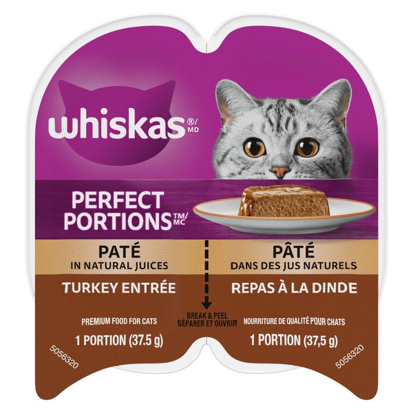 24 Trays Whiskas Pate Wet Cat Food – Chicken, Salmon, Turkey & Liver Variety