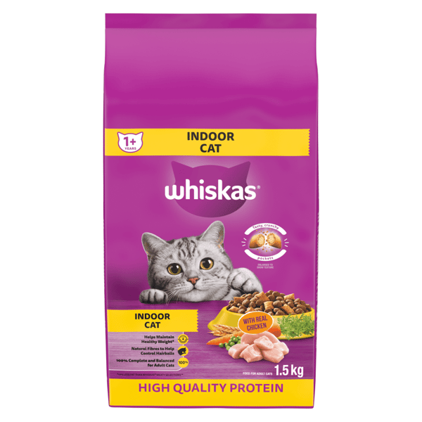 WHISKAS® Indoor with Real Chicken image 1