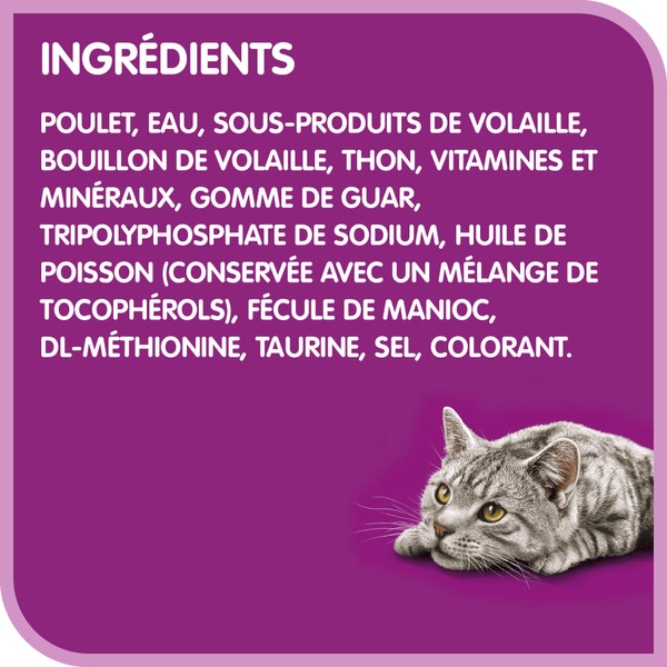 Repas au poulet et au thon WHISKAS(MD) PERFECT PORTIONS(MD) pâté image 4