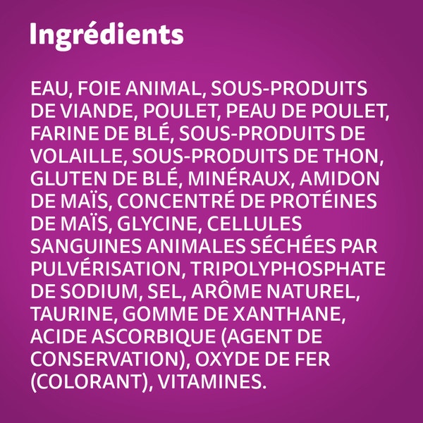 WHISKAS FAVORIS coupes en sauce – saveur de thon image 4