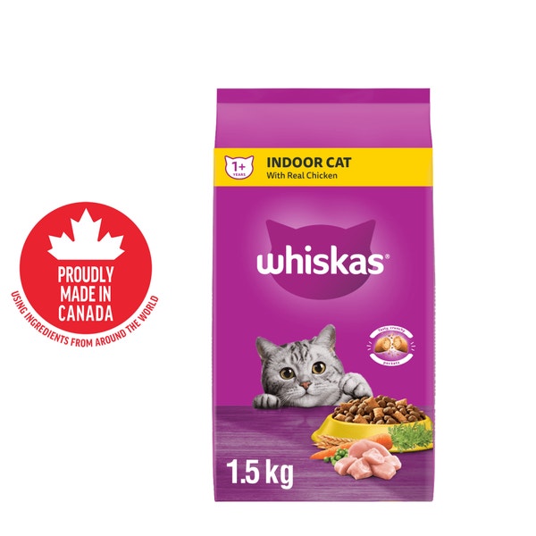 WHISKAS® Indoor with Real Chicken image 1