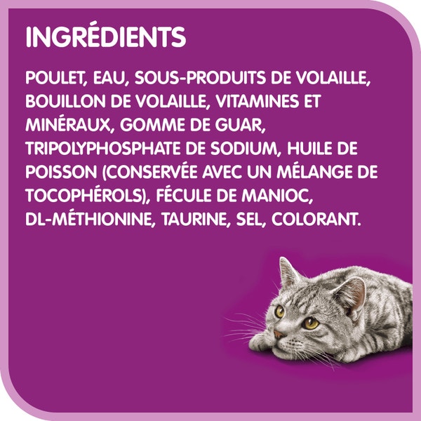 Repas au poulet WHISKAS(MD) PERFECT PORTIONS(MD) pâté image 4