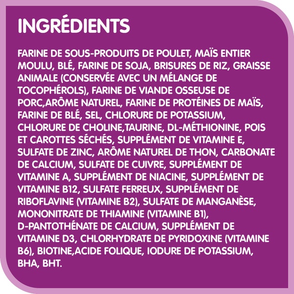 Nourriture sèche pour chats adultes WHISKAS(MD) SÉLECTIONS DE THON(MC) arôme naturel de thon image 4