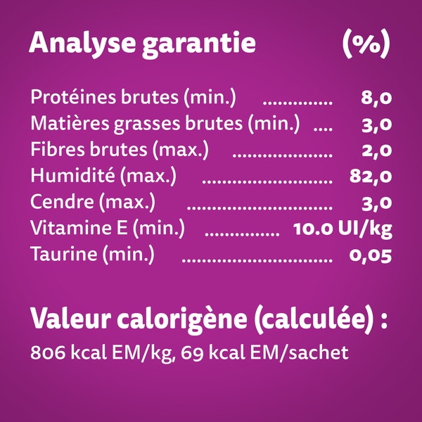 WHISKAS FAVORIS coupes en sauce – saveur de thon image 3