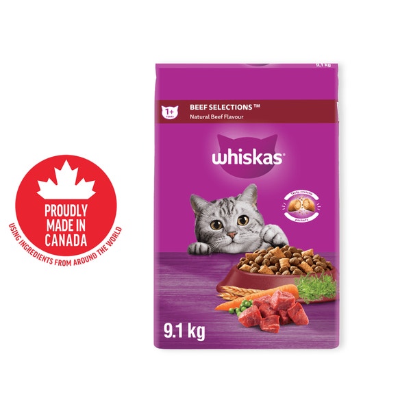 WHISKAS® BEEF SELECTIONS™ Natural Beef Flavour image 1