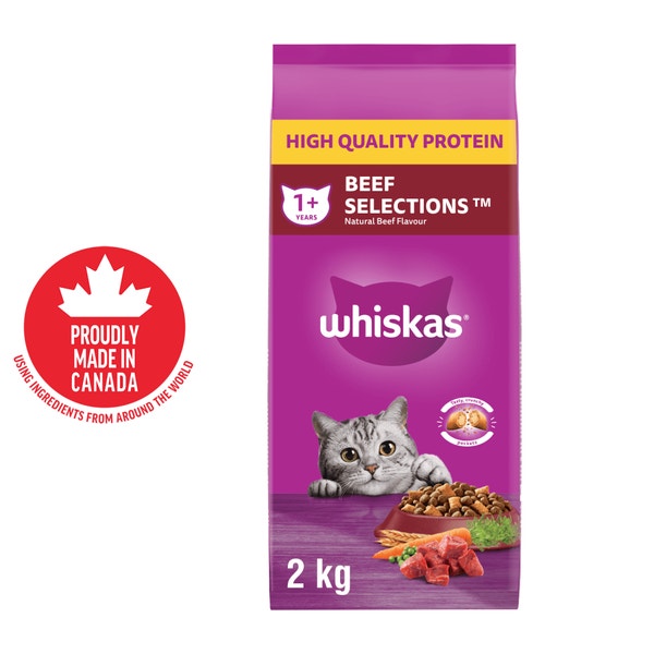 WHISKAS® BEEF SELECTIONS™ Natural Beef Flavour image 1