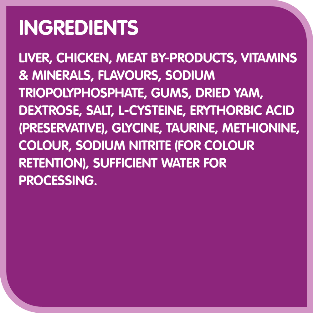 WHISKAS® Paté Chicken Dinner ingredients image