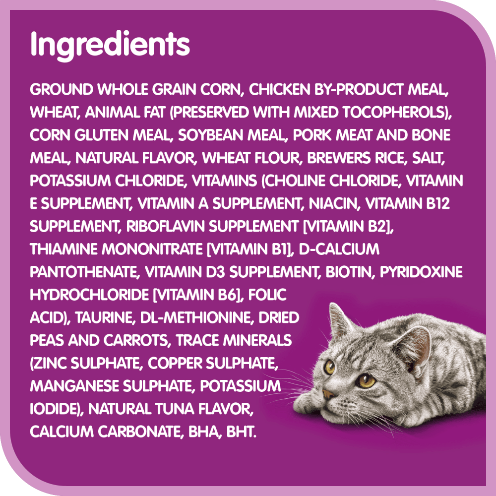 WHISKAS® TUNA SELECTIONS™ Natural Tuna Flavour, 2kg ingredients image